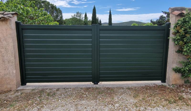 PORTAIL ALUMINIUM SUR MESURE LE PRADET,VAR