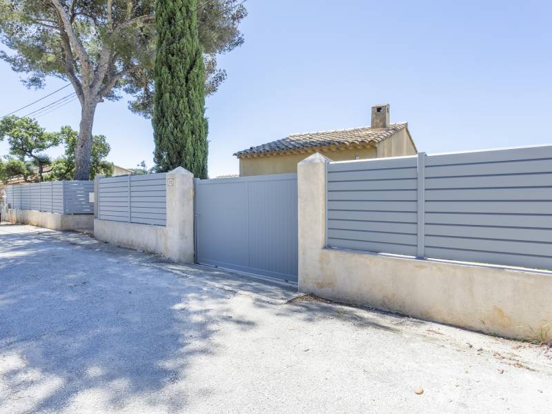 rénovation de portail et cloture en aluminium au pradet et la garde