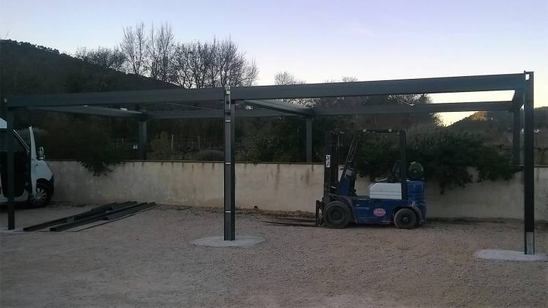 Installation d'une pergola bio-climatique à Toulon