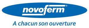 Logo fabricant porte de garage Novoferm