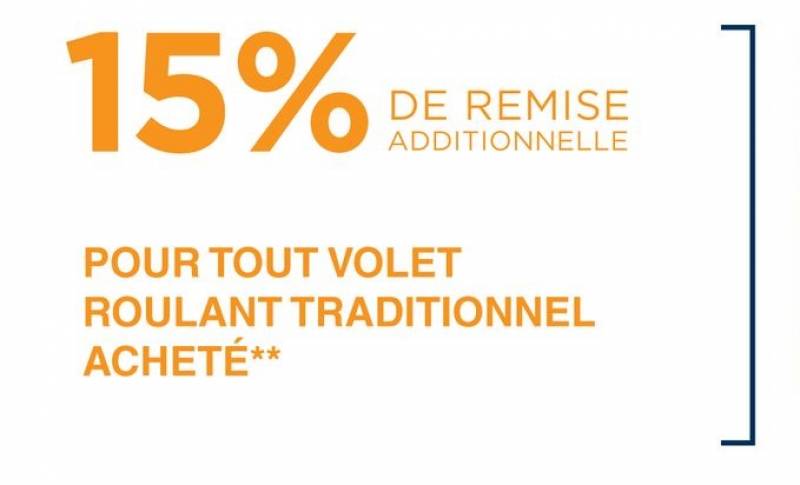 PROMO: Volets roulants traditionnels pas cher